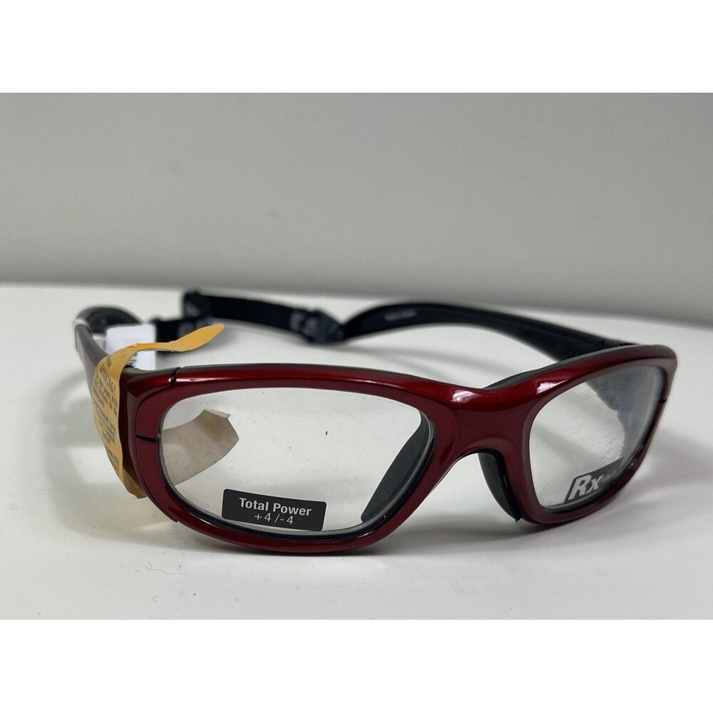 Liberty Sport Rec Specs Sports Goggles MAXX MX20 Shiny Red Black 51-17-125 strap